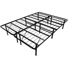 King-size Steel Folding Metal Platform Bed Frame