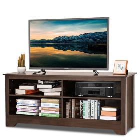 Contemporary TV Stand for up to 60-inch TV in Espresso Finish