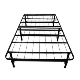 Twin size Black Metal Platform Bed Frame