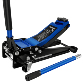 Floor Jack,3Ton 6600lbs Low Profile Floor Jack,dual Piston Quick Lift  Lifting Range 75mm 2.95  460mm 18.11 ,Blue