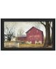 "Antique Barn" By Billy Jacobs, Printed Wall Art, Ready To Hang Framed Poster, Black Frame