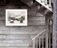 Trendy Decor 4U "Farmhouse Christmas" Framed Wall Art, Modern Home Decor Framed Print for Living Room