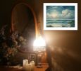 "Moon Glow" by Georgia Janisse, Ready to Hang Framed Print, White Frame