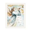 Trendy Decor 4U 2-Piece Vignette Angels We Have Heard on High White Framed Wall Art for Living Room, Holiday Wall Art Print for Home Decor