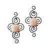 Wrought Iron Candle Wall Sconces