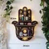 Wooden Wall Shelf Home Decoration Organizer Moon Butterfly Cat Bedroom Room Decor Storage Rack Wall-mount Display Stand Shelves