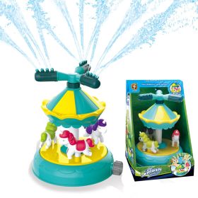 Sprinkler Outdoor Water Spray Toy Garden Water Toys Summer Yard Cartoon Splash Sprinkler Baby Bath Toy For Kids (Option: Water Jet Carousel)